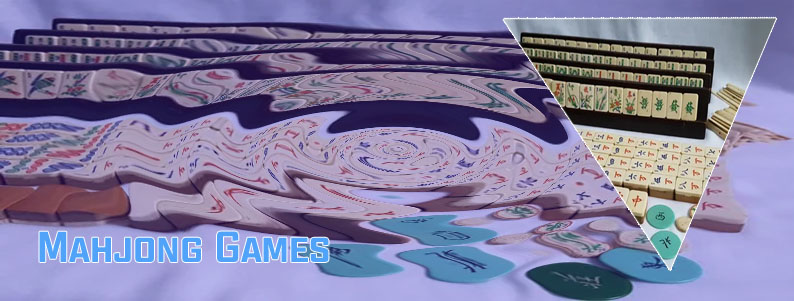 Mahjong game set
